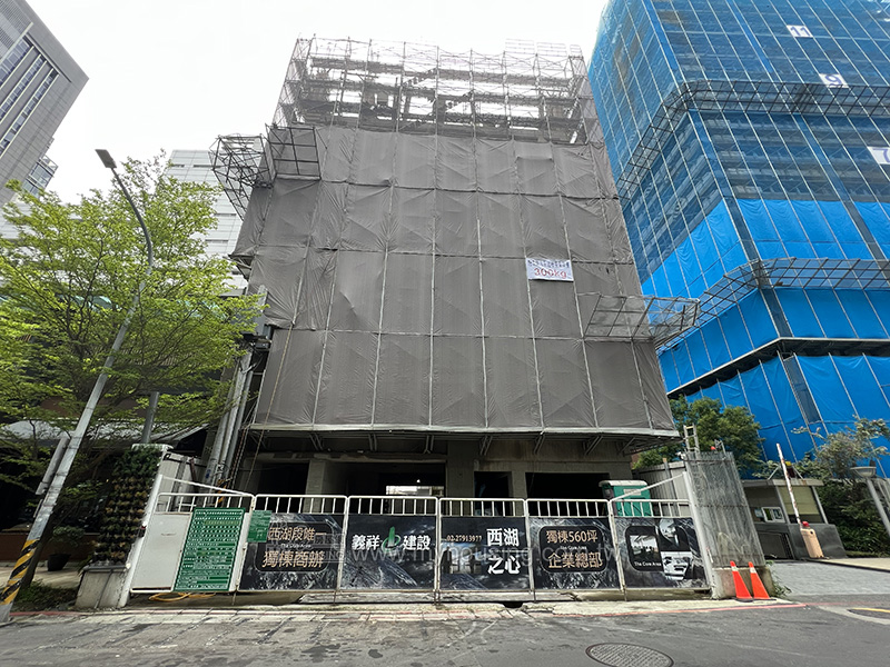 內湖線上案量急縮 公園旁新案進場