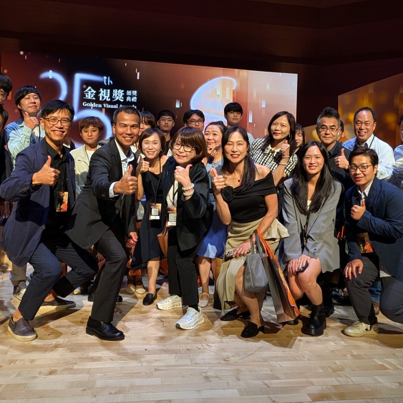 114年金視獎獲獎人員大合照