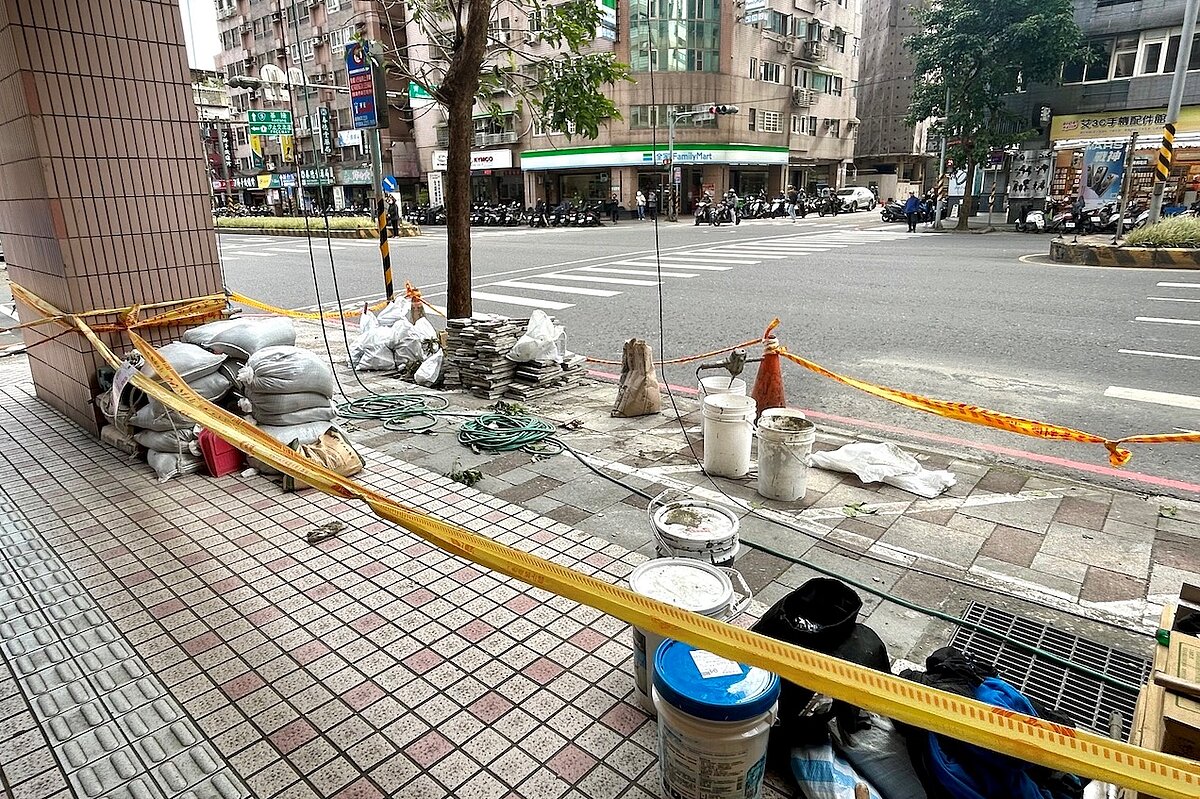 磁磚剝落、外牆修繕、外牆、大樓。圖/好房網News記者蔡佩蓉攝影