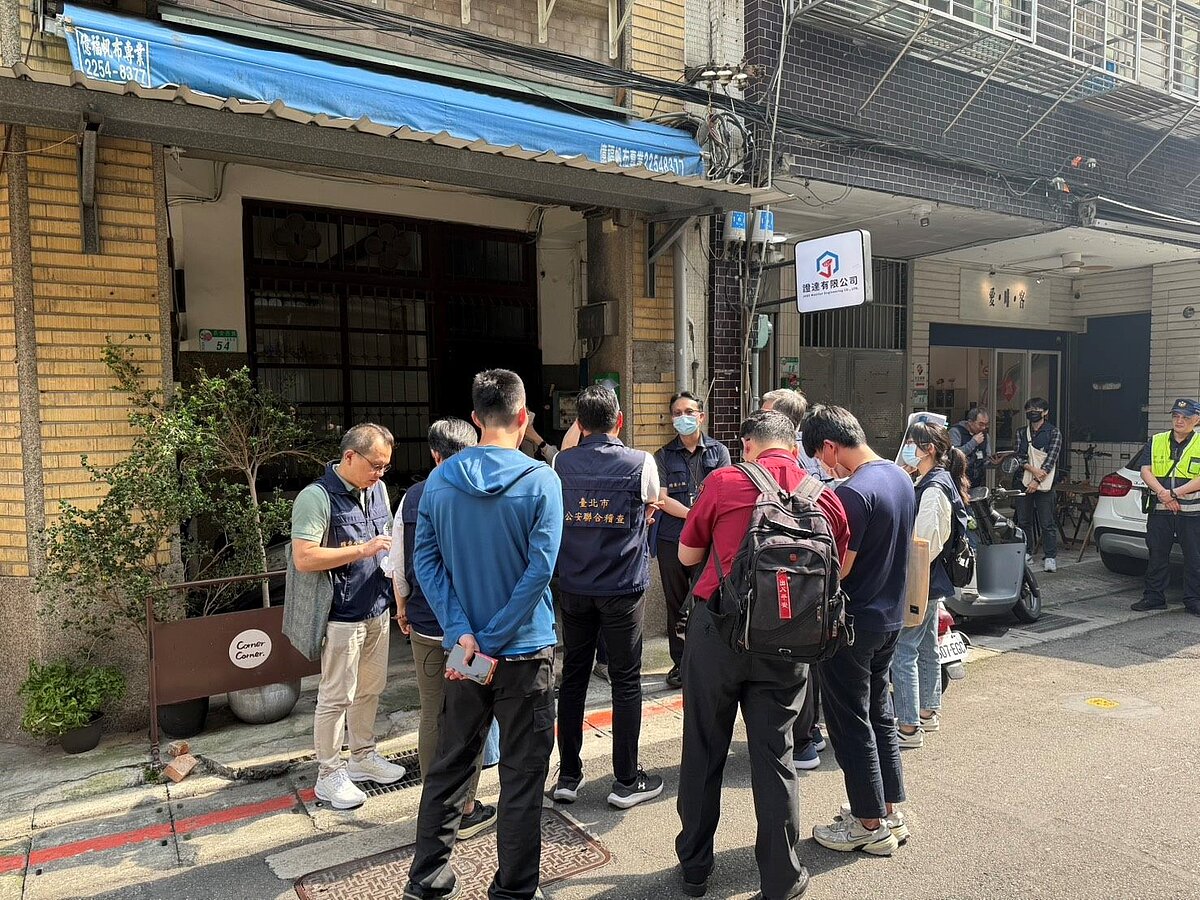北市府加強非法日租稽查,遏止不肖業者非法經營,守護旅客住宿安全。圖/台北市觀傳局提供