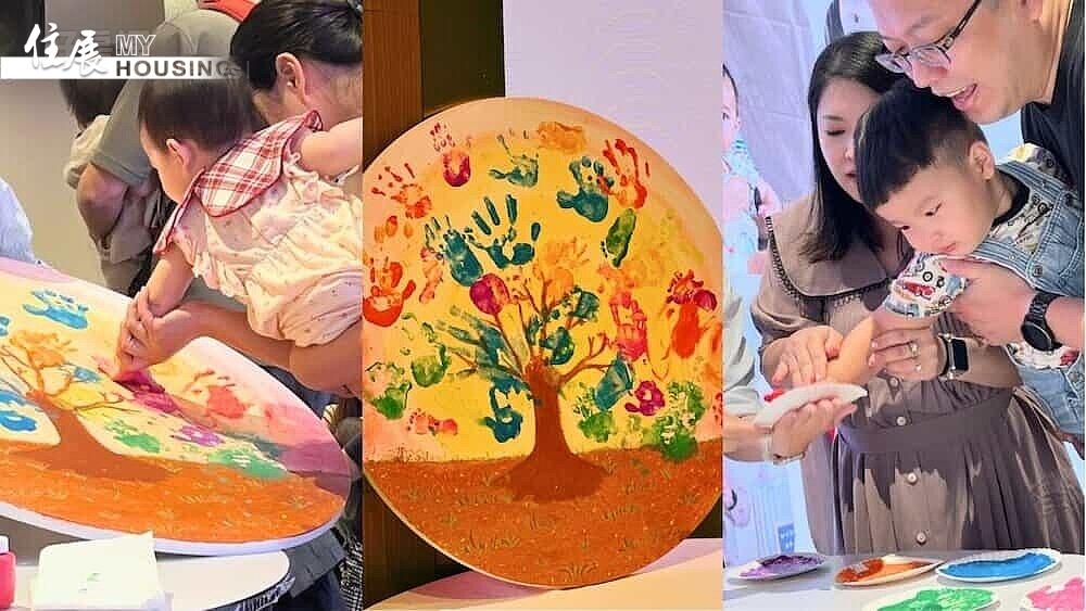 ▼今年活動新增象徵愛與希望的「華育希望之樹」，同時祝福孩子們在愛的守護下健康長大，被幸福圍繞。