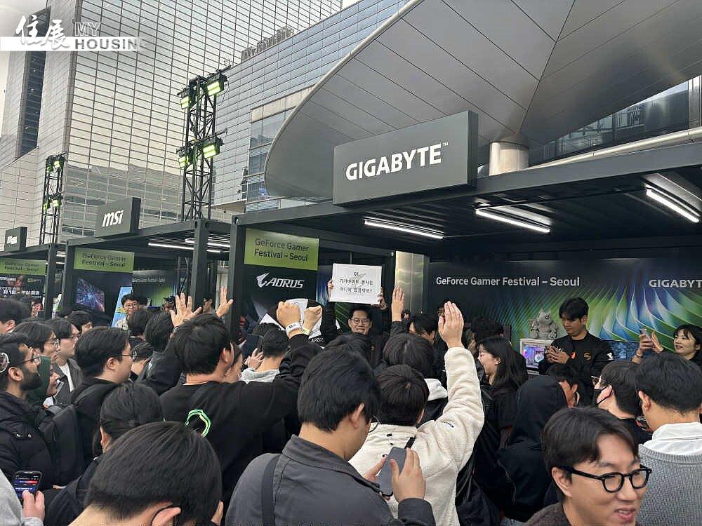 GeForce Gamer Festival現場吸引大量媒體與玩家駐足，同時舉辦互動活動與拍照挑戰。