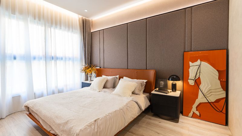 明亮室內採光，每間臥室皆開窗。