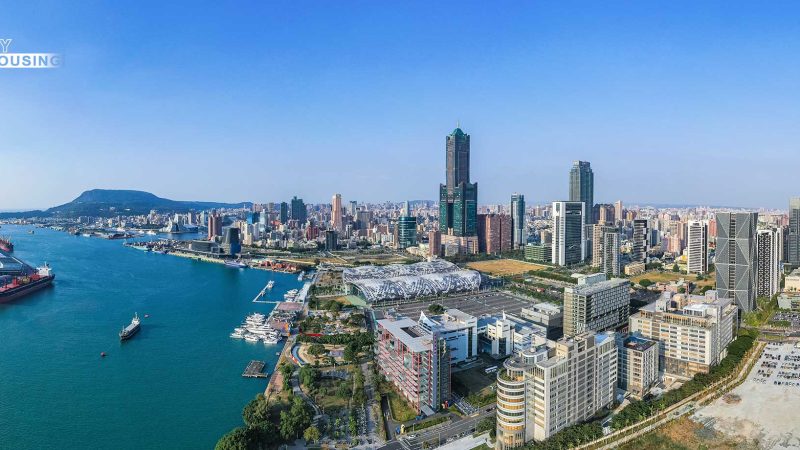 亞洲新灣區匯聚南高雄重大建設，區內5字頭房價兼具港灣海景更具吸引力。圖／朱福山攝