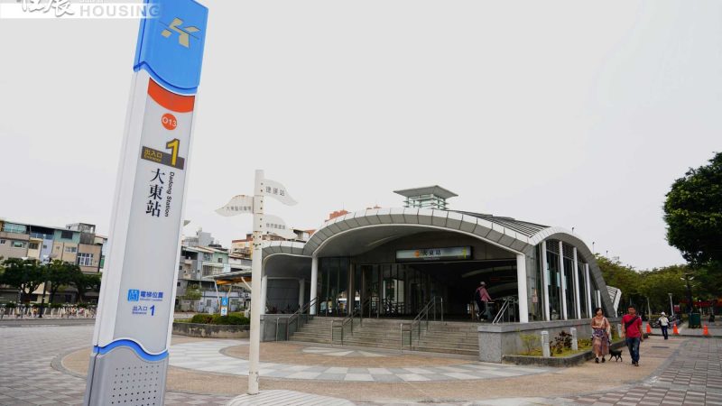 捷運橘線O13站聯開案緊鄰大東文化藝術中心、大東濕地公園、高雄市立鳳山醫。圖／朱福山攝