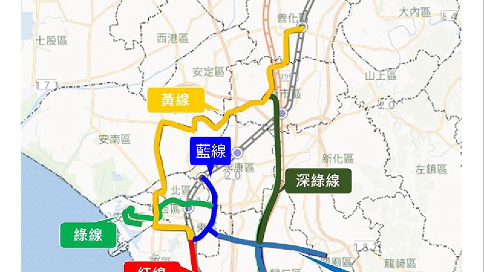 台南捷運獲中央核備 6大路網優先規劃