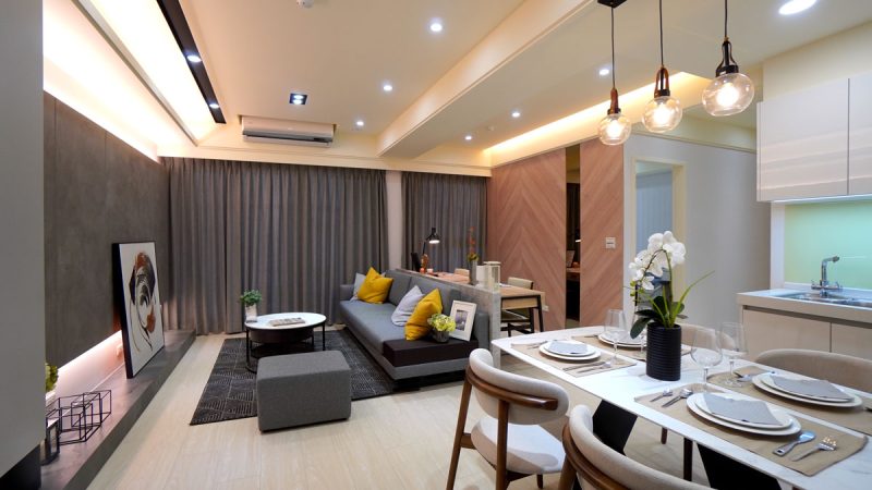 「實品屋」/31.55％低公設比，讓年輕人不用多花錢，卻可以得到更大的室內空間。