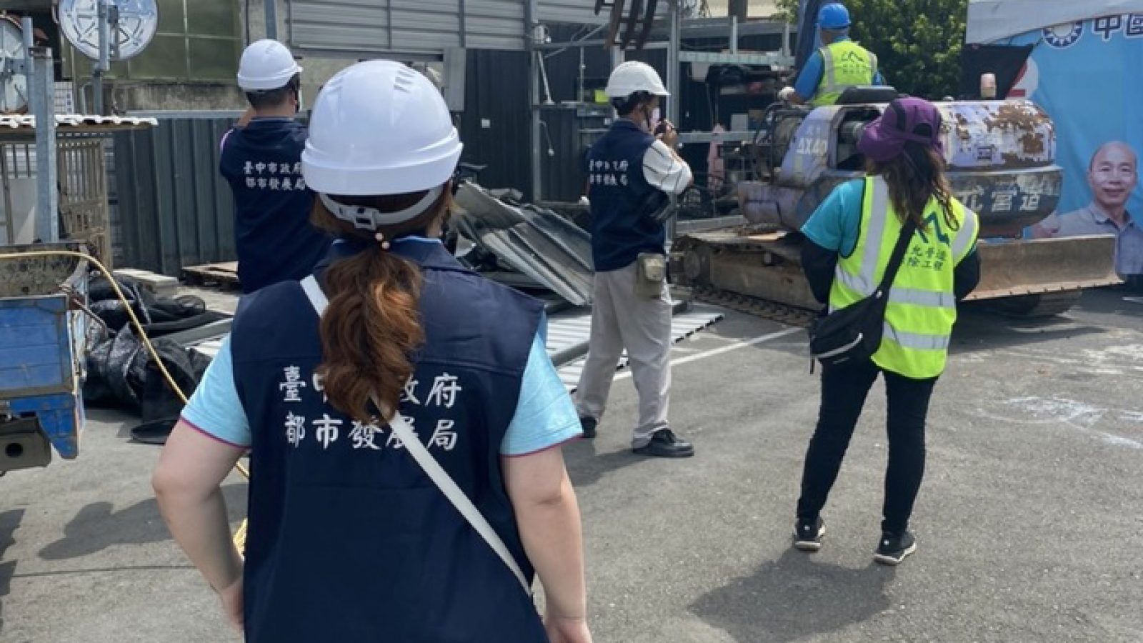 農地違建 中市都發局依法強拆並開罰