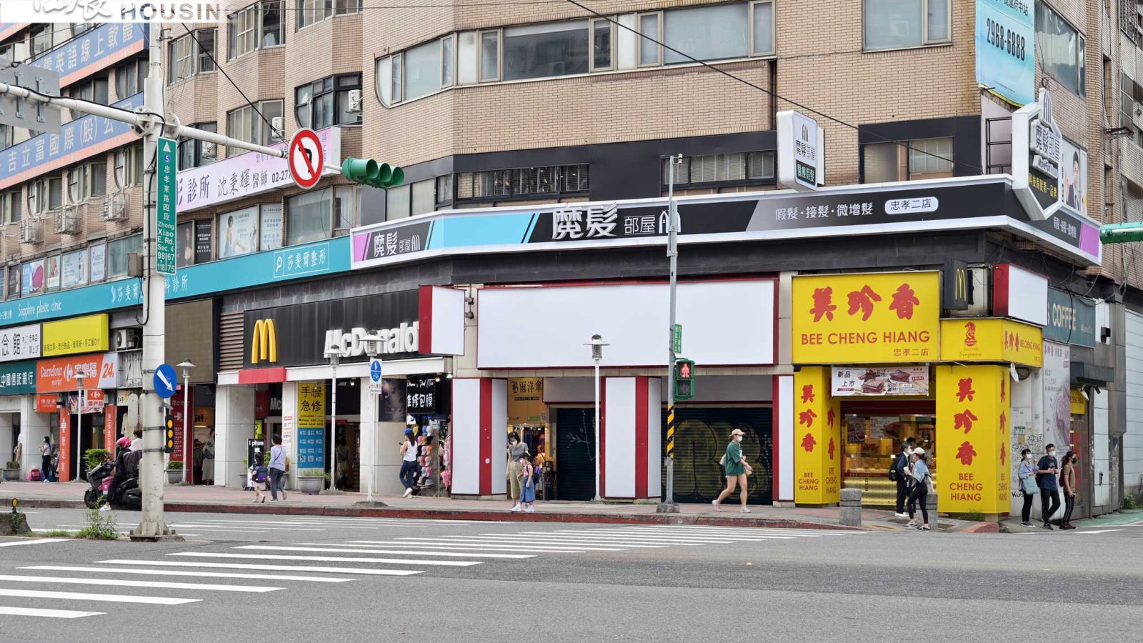 圖／台北東區街景