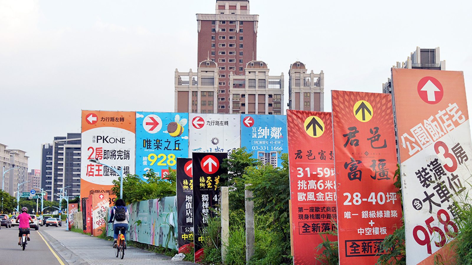 璨樹吹落人氣－颱風擦邊球 建案廣告打哆嗦