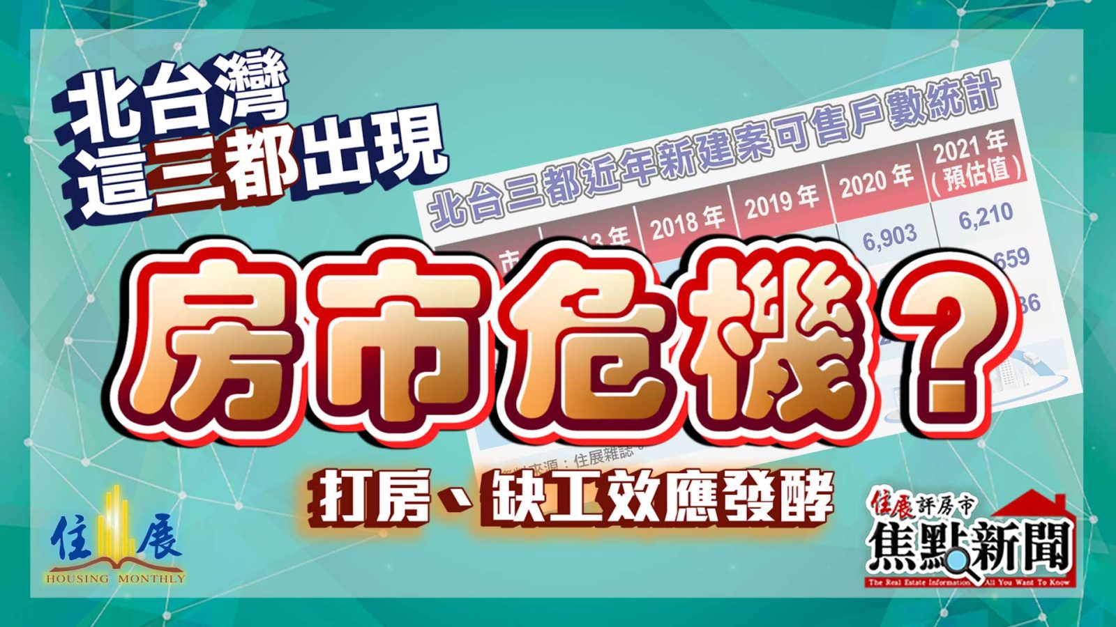 打房、缺工效應發酵 三都房市浮現缺貨危機
