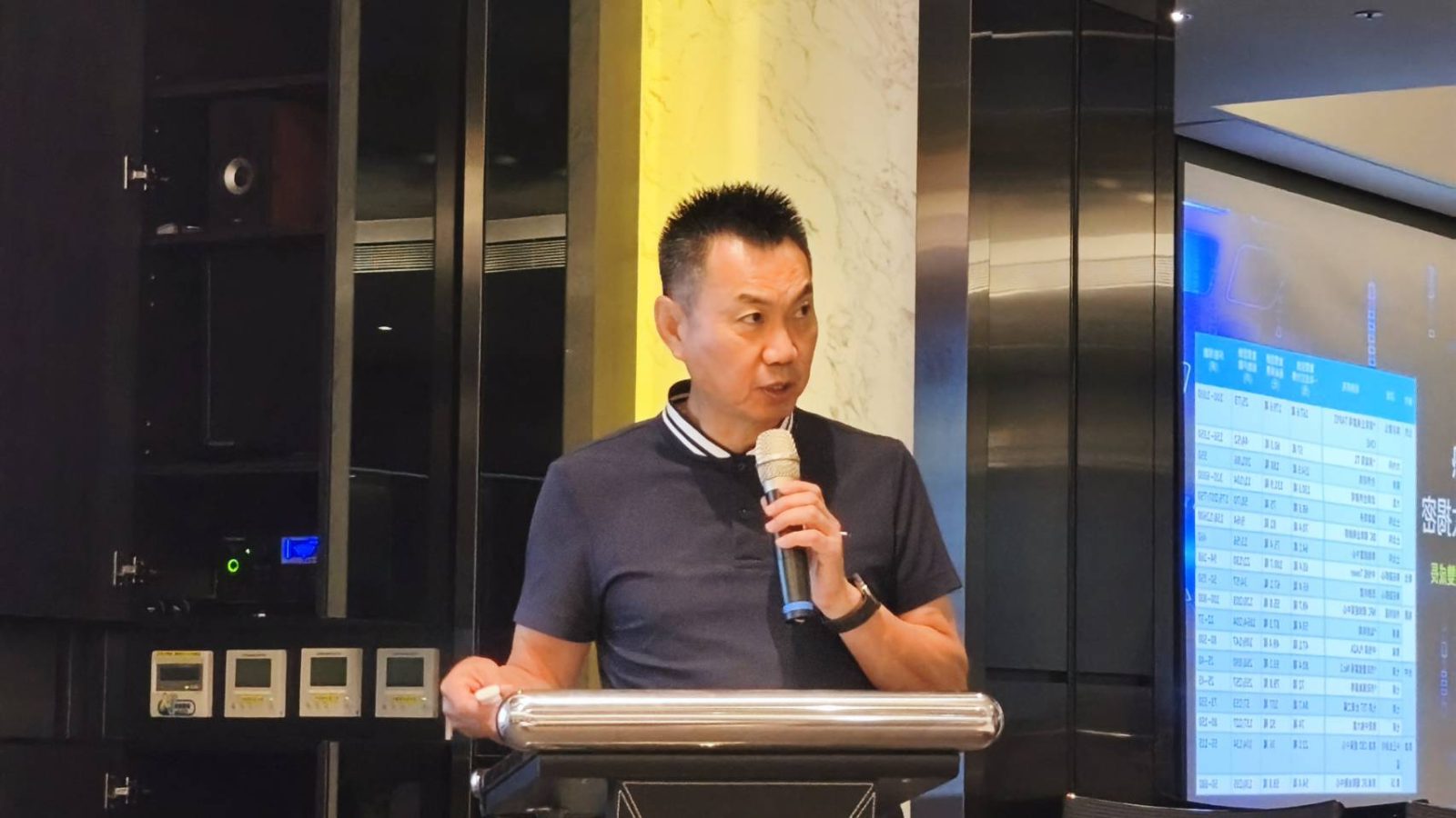 興富發建設副總廖昭雄喊話，房市已回溫。圖／林喬慧