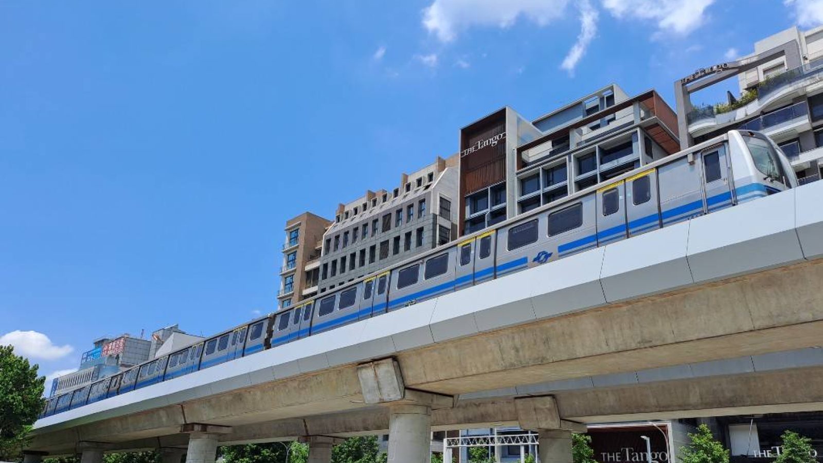 文湖線劍南路站多目標大樓。圖／台北市政府提供