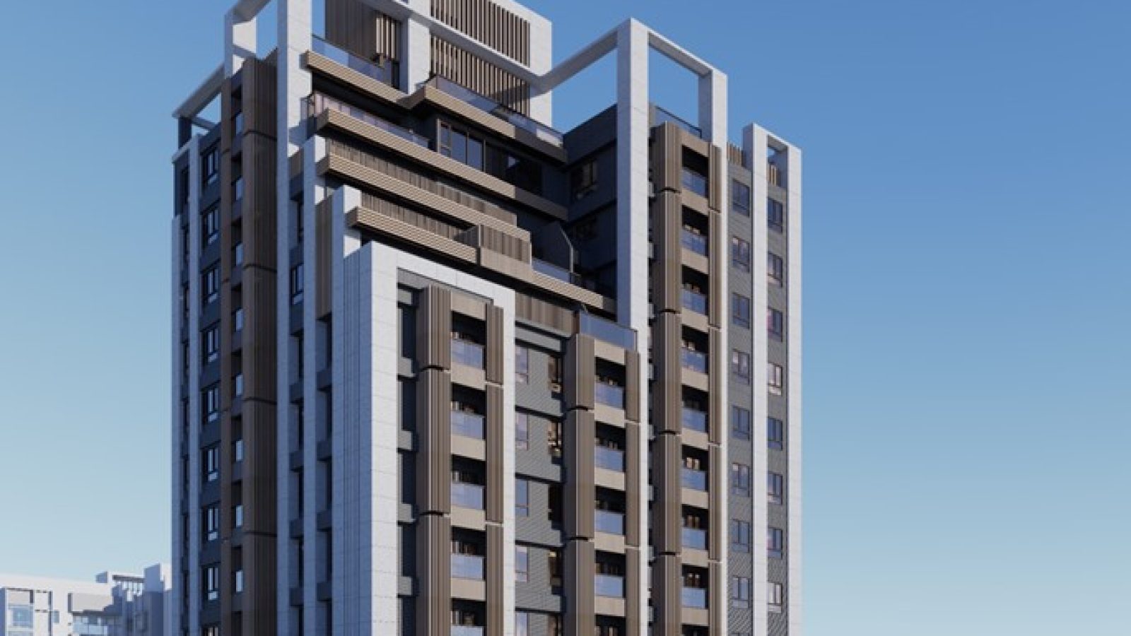 建物外觀3D示意圖（圖／業者提供）
