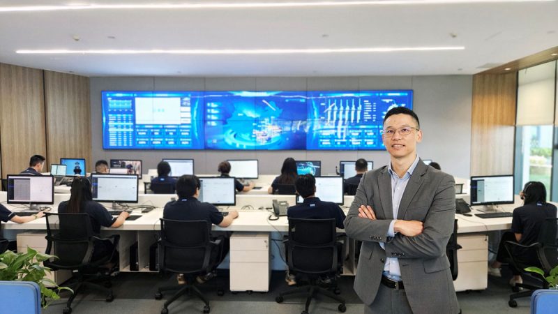 通力崑山AI智慧客服中心，透過24／7AI智慧維保服務的數位化面板，可即時掌握客戶端運行情形。