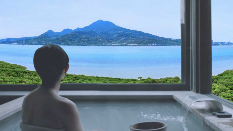 「水美慕河」淡水紅樹林第一排，戶戶天然溫泉到府美人湯